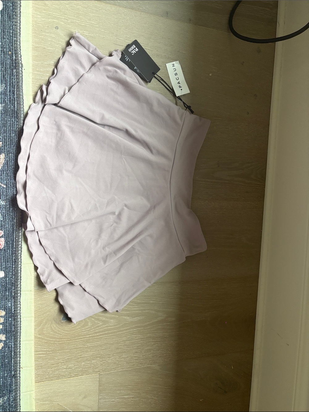 PacSun Light Pink Ruffle Mini Skirt